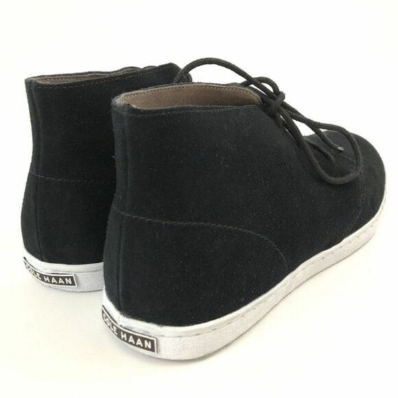 COLE HAAN Black Suede Chukka Boots Sneakers Pinch Weekender Mens Size 9.5 main image 4